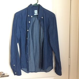 Gap Men's Denim Chambray button down